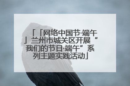 「网络中国节·端午」兰州市城关区开展“我们的节日·端午”系列主题实践活动