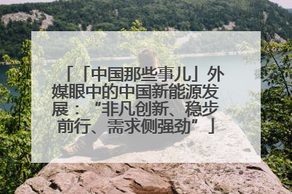 「中国那些事儿」外媒眼中的中国新能源发展：“非凡创新、稳步前行、需求侧强劲”