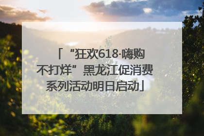 “狂欢618·嗨购不打烊”黑龙江促消费系列活动明日启动