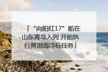 “向阳红17”船在山东青岛入列 开始执行黄渤海浮标任务