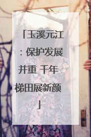 玉溪元江：保护发展并重 千年梯田展新颜
