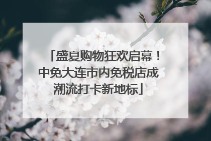 盛夏购物狂欢启幕！中免大连市内免税店成潮流打卡新地标