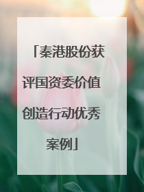 秦港股份获评国资委价值创造行动优秀案例