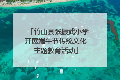 竹山县张振武小学开展端午节传统文化主题教育活动