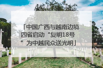 中国广西与越南边境四省启动“复明18号”为中越民众送光明