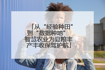 从“经验种田”到“数据种地” 智慧农业为夏粮丰产丰收保驾护航