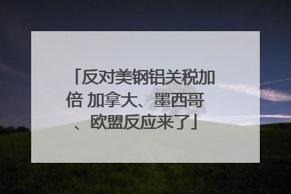 反对美钢铝关税加倍 加拿大、墨西哥、欧盟反应来了
