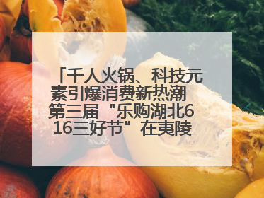 千人火锅、科技元素引爆消费新热潮 第三届“乐购湖北616三好节”在夷陵区盛大启幕