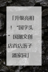 升级亮相！“国字头”国潮文创店首店落子潘家园