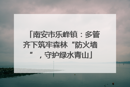 南安市乐峰镇：多管齐下筑牢森林“防火墙”，守护绿水青山