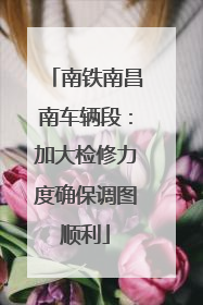 南铁南昌南车辆段：加大检修力度确保调图顺利