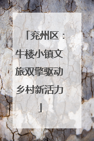 兖州区：牛楼小镇文旅双擎驱动乡村新活力