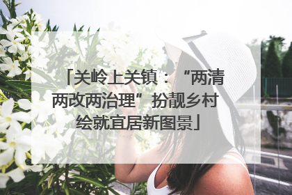 关岭上关镇：“两清两改两治理”扮靓乡村 绘就宜居新图景