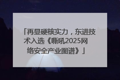 再显硬核实力，东进技术入选《嘶吼2025网络安全产业图谱》