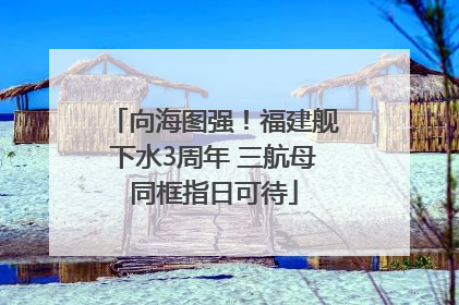 向海图强！福建舰下水3周年 三航母同框指日可待