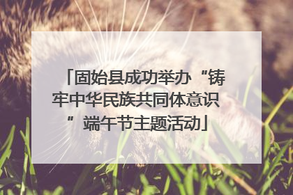 固始县成功举办“铸牢中华民族共同体意识”端午节主题活动