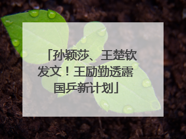孙颖莎、王楚钦发文！王励勤透露国乒新计划