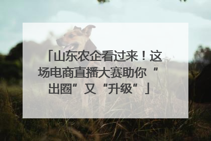 山东农企看过来！这场电商直播大赛助你“出圈”又“升级”