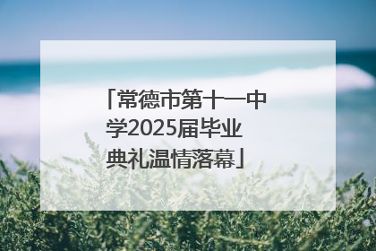 常德市第十一中学2025届毕业典礼温情落幕