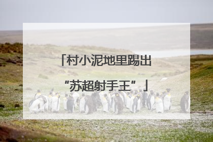 村小泥地里踢出“苏超射手王”