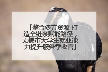 整合多方资源 打造全链条赋能路径，无锡市大学生就业能力提升服务季收官
