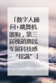 数字人顾问+跳舞机器狗，第三届槐荫惠民车展科技感“拉满”