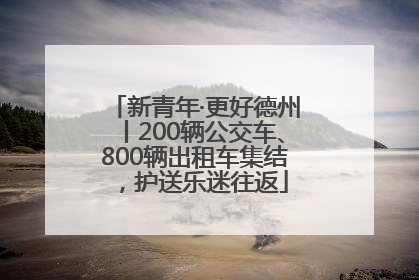 新青年·更好德州丨200辆公交车、800辆出租车集结，护送乐迷往返