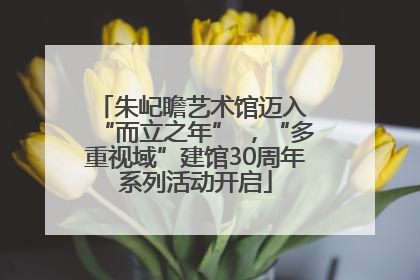 朱屺瞻艺术馆迈入 “而立之年” ，“多重视域”建馆30周年系列活动开启
