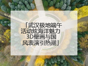 武汉极地端午活动炫海洋魅力 3D壁画与国风表演引热潮