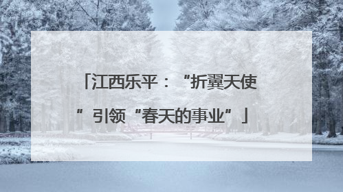 江西乐平：“折翼天使”引领“春天的事业”