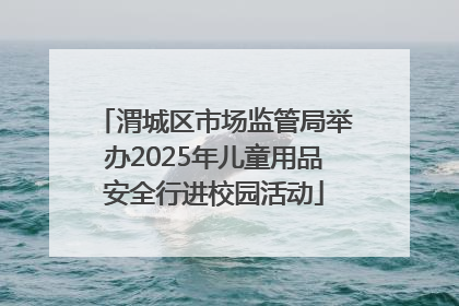 渭城区市场监管局举办2025年儿童用品安全行进校园活动