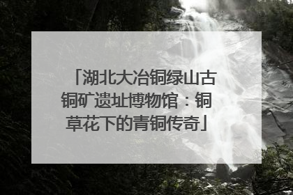 湖北大冶铜绿山古铜矿遗址博物馆：铜草花下的青铜传奇