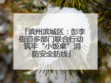 滨州滨城区：彭李街道多部门联合行动 筑牢“小饭桌”消防安全防线