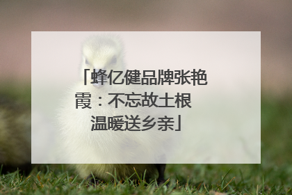 蜂亿健品牌张艳霞：不忘故土根 温暖送乡亲