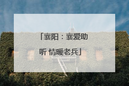 襄阳：襄爱助听 情暖老兵