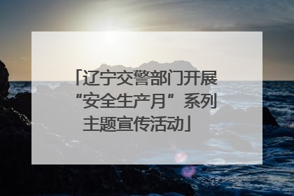辽宁交警部门开展“安全生产月”系列主题宣传活动
