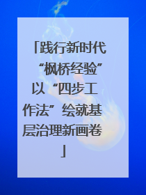 践行新时代“枫桥经验” 以“四步工作法”绘就基层治理新画卷