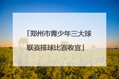 郑州市青少年三大球联赛排球比赛收官