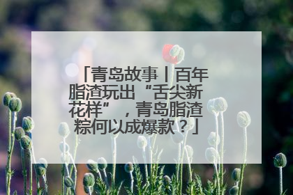 青岛故事丨百年脂渣玩出“舌尖新花样”，青岛脂渣粽何以成爆款？