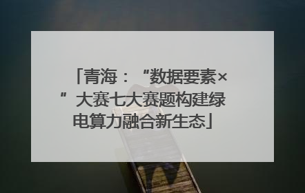 青海：“数据要素×”大赛七大赛题构建绿电算力融合新生态