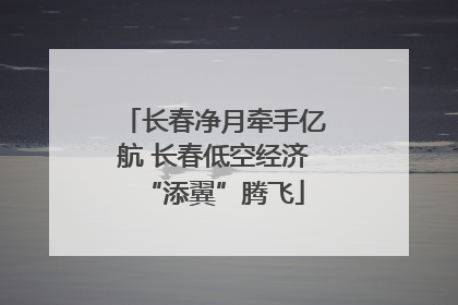 长春净月牵手亿航 长春低空经济“添翼”腾飞