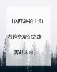 闪电评论丨沿着这条友谊之路奔赴未来