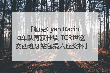 领克Cyan Racing车队再获佳绩 TCR世巡赛西班牙站包揽六座奖杯