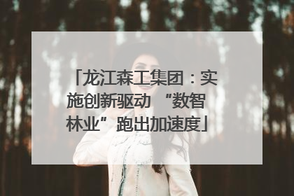 龙江森工集团：实施创新驱动 “数智林业”跑出加速度