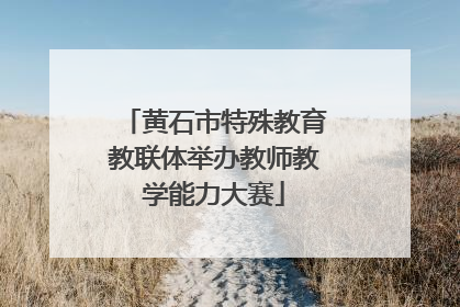 黄石市特殊教育教联体举办教师教学能力大赛