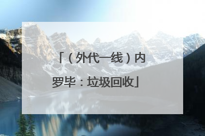 （外代一线）内罗毕：垃圾回收