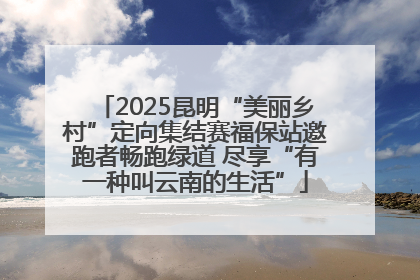 2025昆明“美丽乡村”定向集结赛福保站邀跑者畅跑绿道 尽享“有一种叫云南的生活”