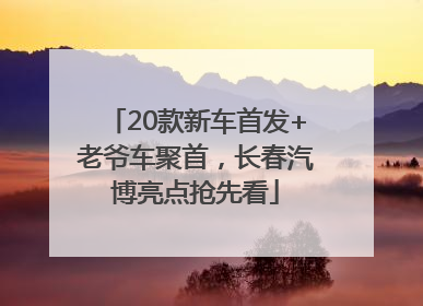 20款新车首发+老爷车聚首，长春汽博亮点抢先看